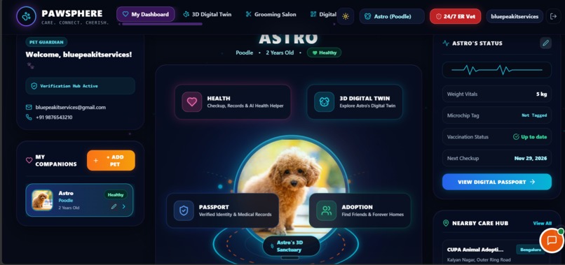 PawSphere – Smart Pet Care & Community – screenshot 3