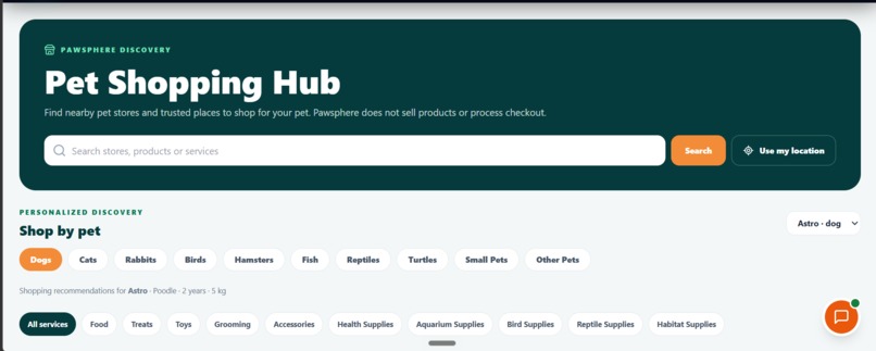PawSphere – Smart Pet Care & Community – screenshot 10
