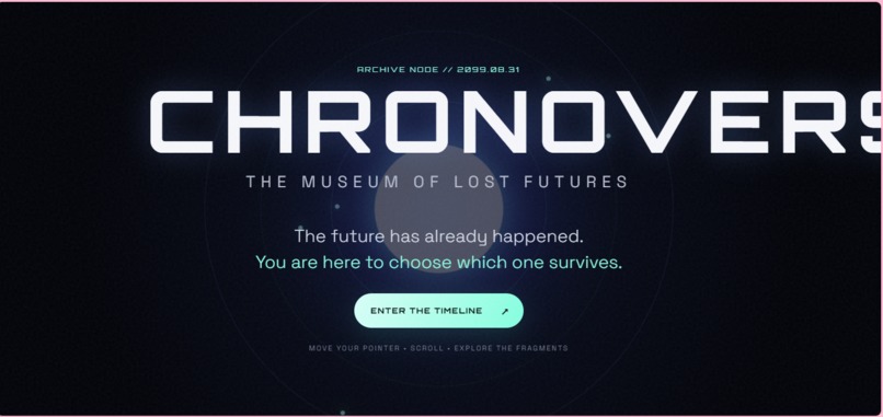 Chronoverse_Lost_Futures_Website – screenshot 2