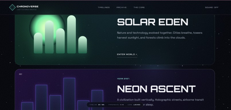 Chronoverse_Lost_Futures_Website – screenshot 3