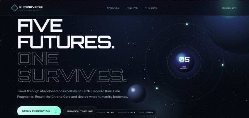 Chronoverse_Lost_Futures_Website – screenshot 4