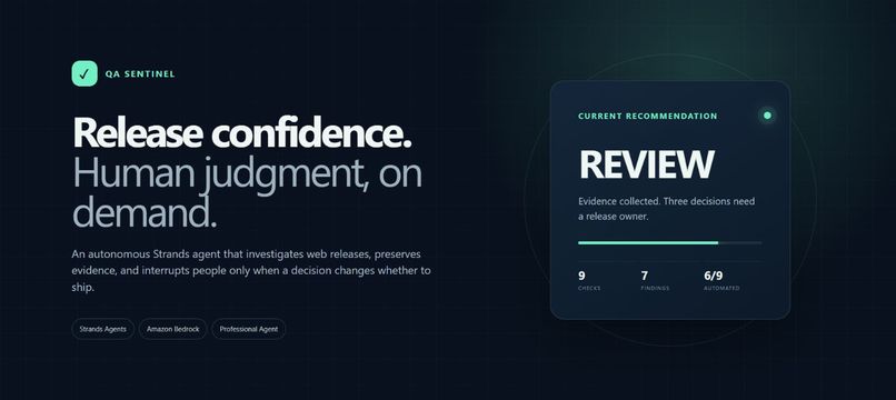 QA Sentinel – screenshot 1