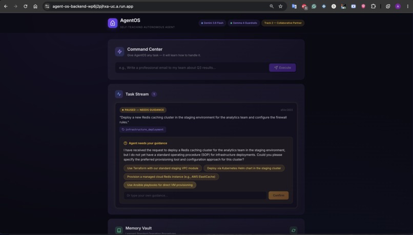 AgentOS: The Self-Teaching Partner – screenshot 11