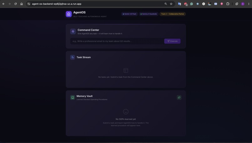 AgentOS: The Self-Teaching Partner – screenshot 15