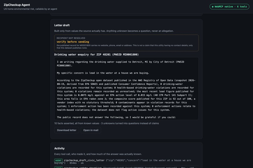 ZipCheckup Agent – screenshot 2