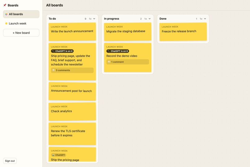 Pinnwall – screenshot 3