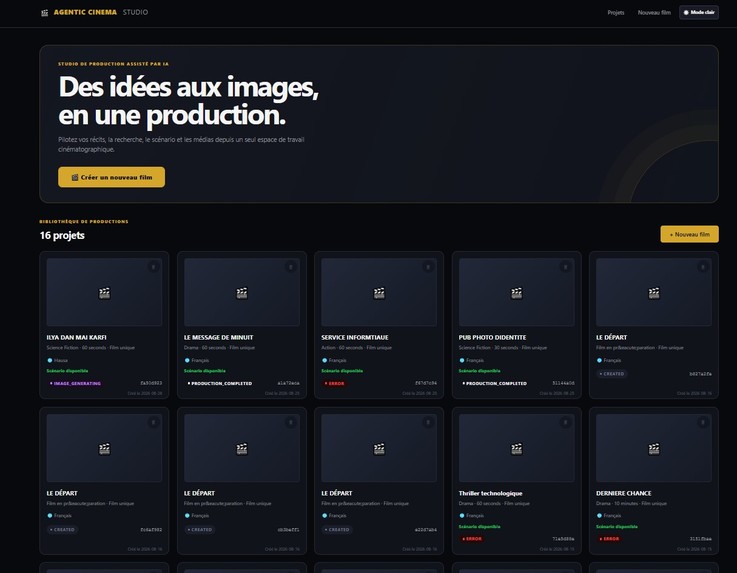 Agentic Cinema Studio – screenshot 7