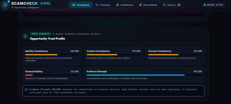 TrustLens AI – screenshot 1