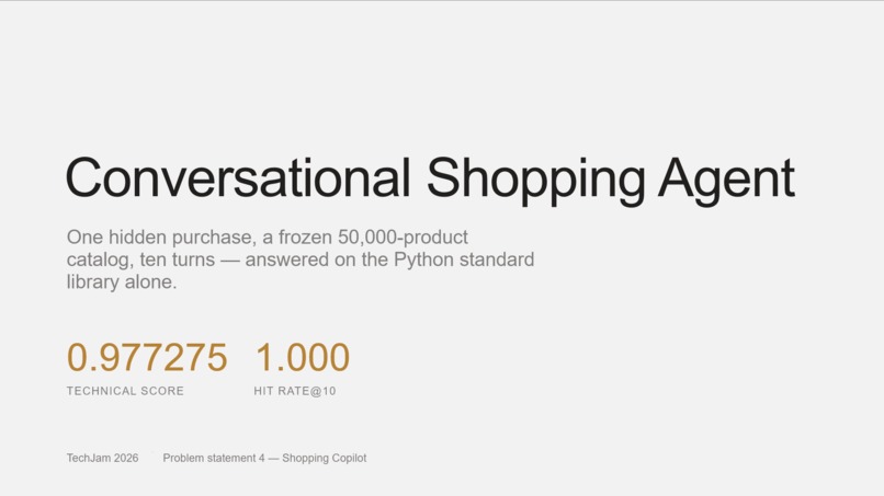 Conversational Shopping Agent (Andesine) – screenshot 1