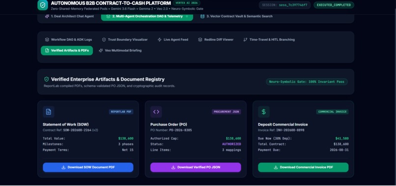PactFlow: Autonomous B2B SOW-to-Invoice Multi-Agent – screenshot 8