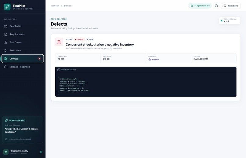 TestPilot – screenshot 6