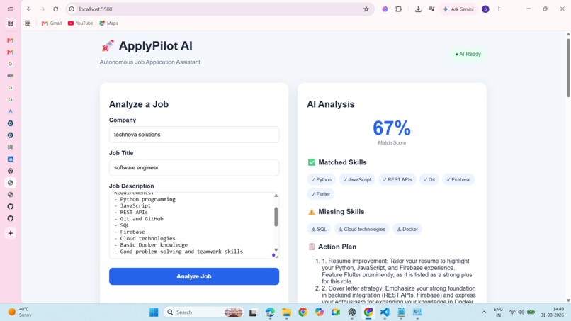 ApplyPilot AI – screenshot 1