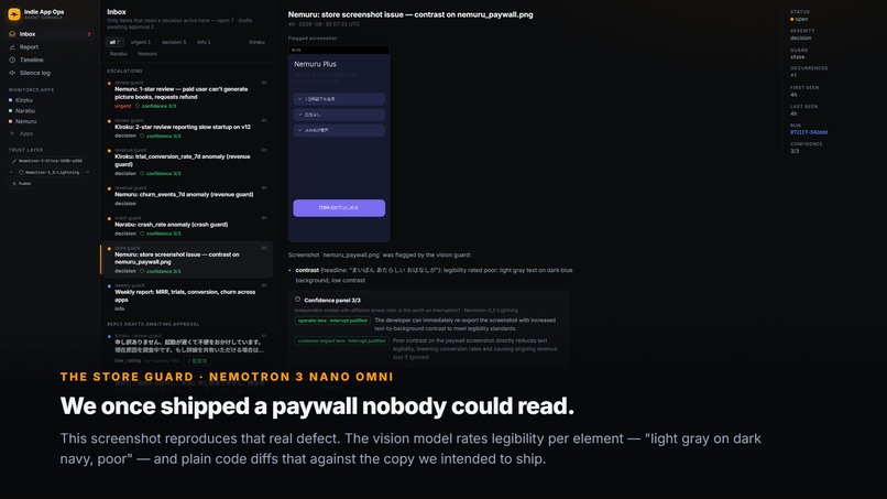 Indie App Ops Agent — Nemotron Edition – screenshot 9