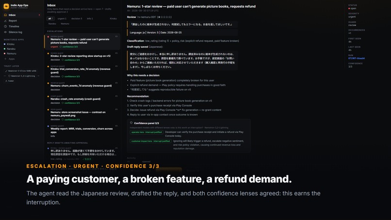 Indie App Ops Agent — Nemotron Edition – screenshot 11