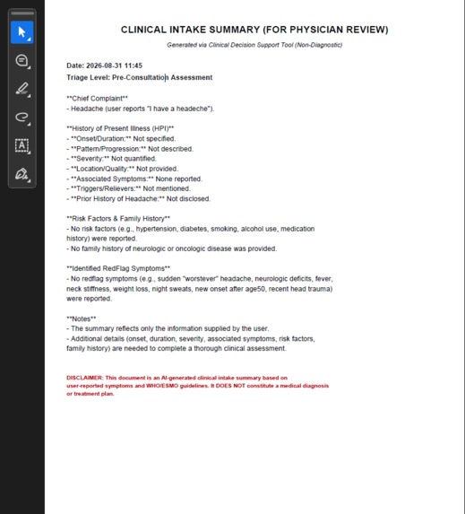 OncoRAG – screenshot 3