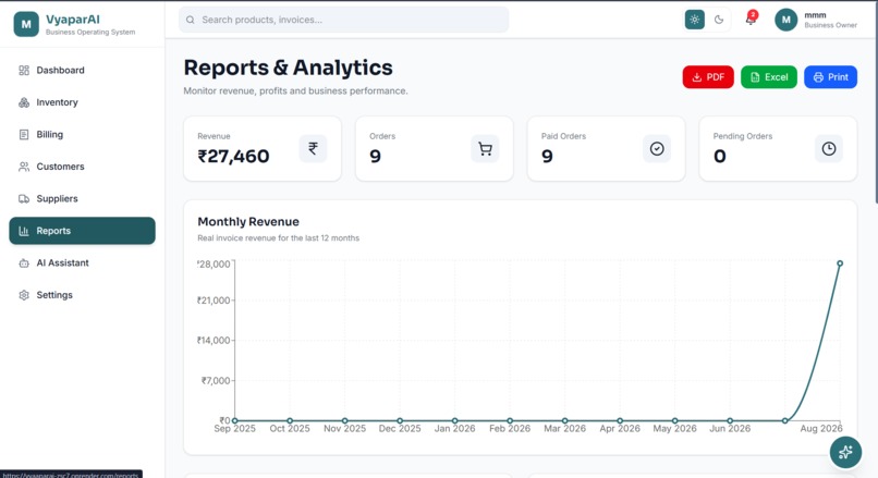 VyaparAI — AI Business Copilot – screenshot 4