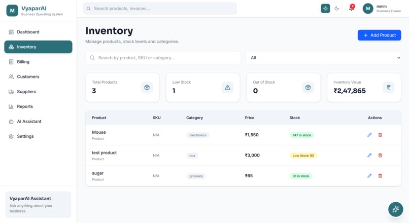 VyaparAI — AI Business Copilot – screenshot 7