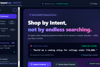 IntentCart — Agent-Native Collaborative Shopping