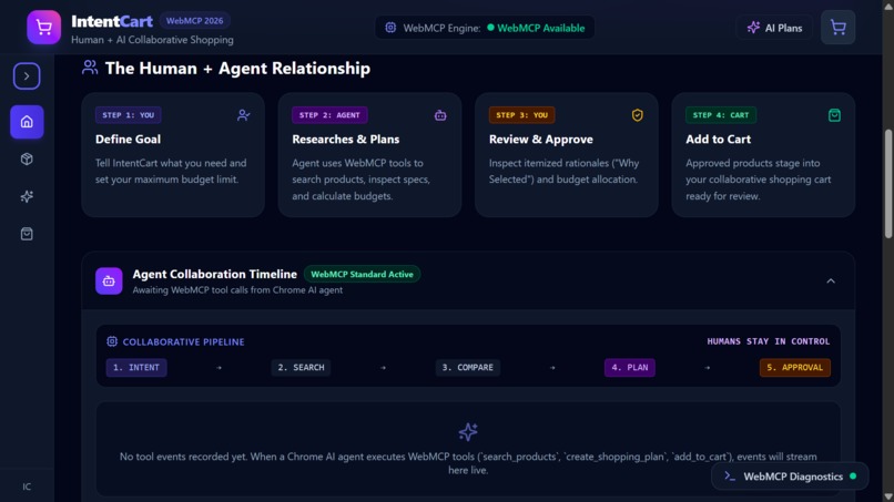 IntentCart — Agent-Native Collaborative Shopping – screenshot 3