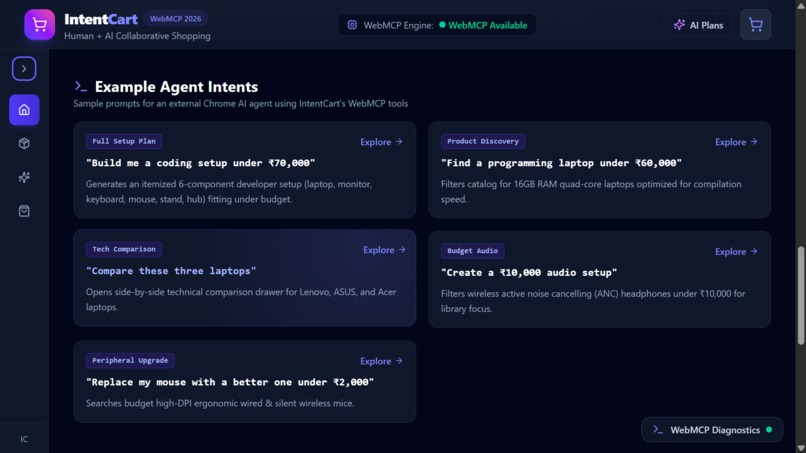 IntentCart — Agent-Native Collaborative Shopping – screenshot 4