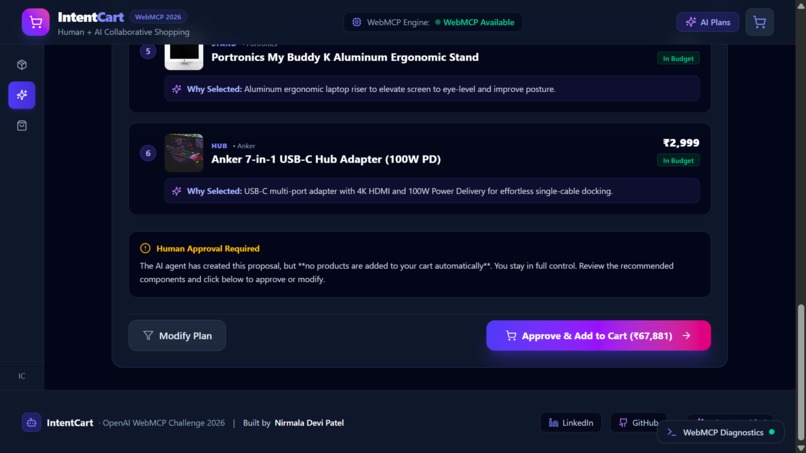 IntentCart — Agent-Native Collaborative Shopping – screenshot 7
