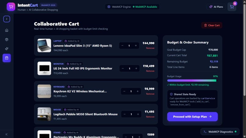 IntentCart — Agent-Native Collaborative Shopping – screenshot 9