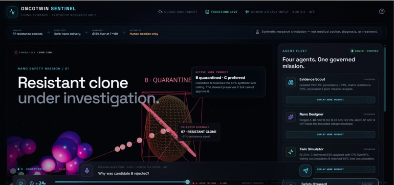 OncoTwin Sentinel – screenshot 4