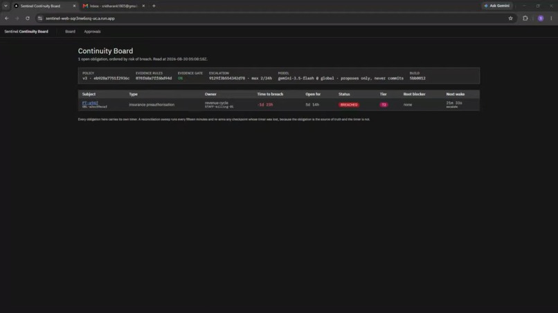 Sentinel – screenshot 1