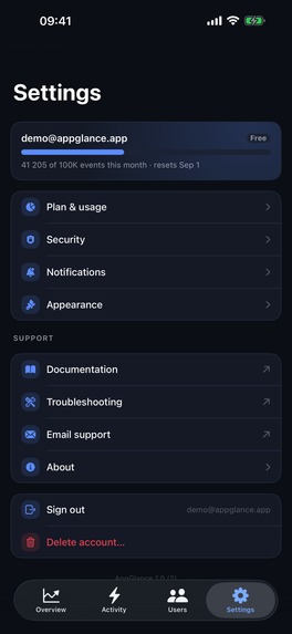 AppGlance: App Analytics – screenshot 5