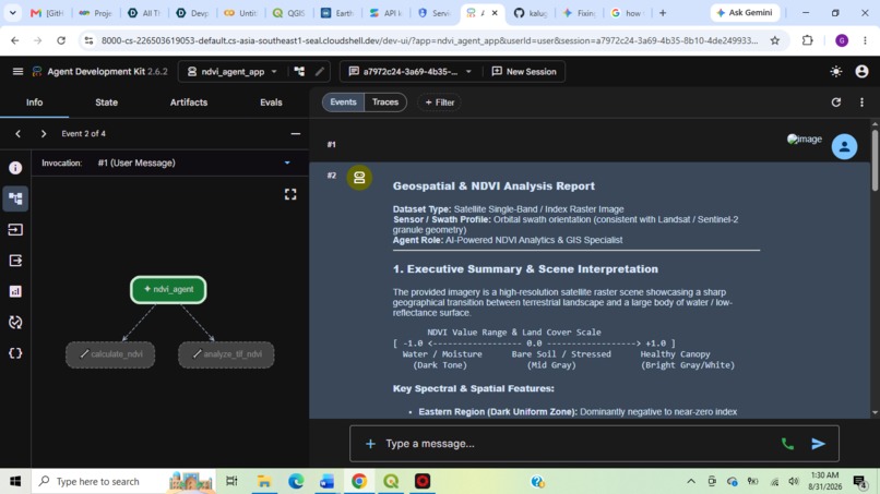 AI-Powered NDVI Analytics Agent – screenshot 2