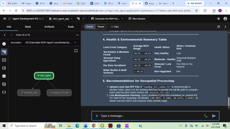 AI-Powered NDVI Analytics Agent – screenshot 3