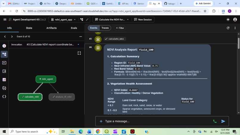 AI-Powered NDVI Analytics Agent – screenshot 7