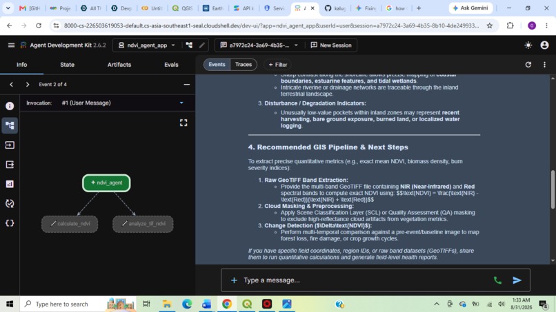 AI-Powered NDVI Analytics Agent – screenshot 8