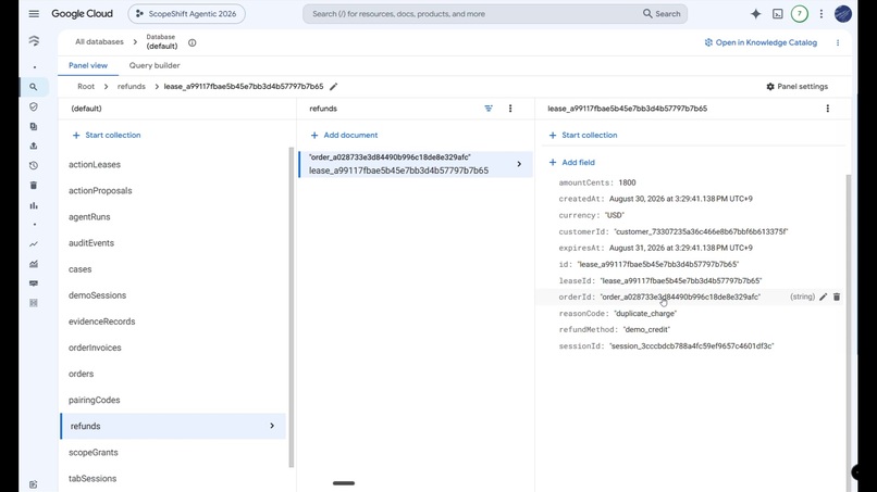 ScopeShift: Evidence Lease — Native WebMCP – screenshot 4