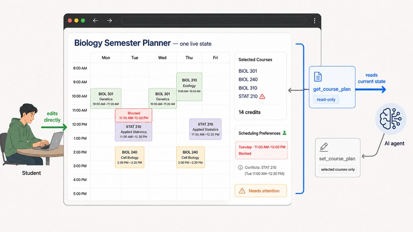 WebMCP Course Planner – screenshot 3