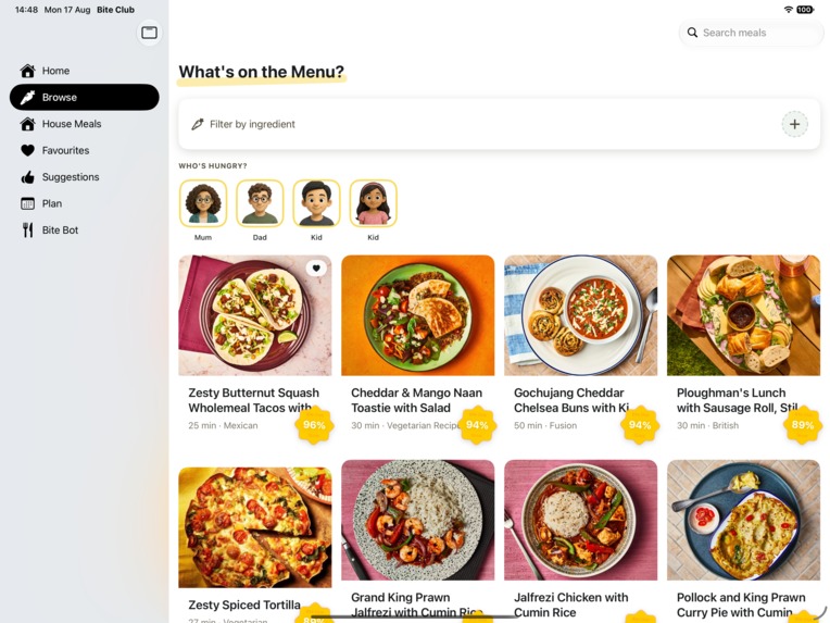 Bite Club - Family Meal Planner – screenshot 14