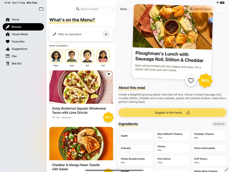 Bite Club - Family Meal Planner – screenshot 15