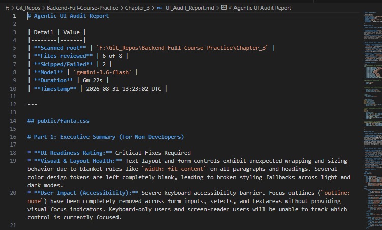 Agentic UI Reviewer – screenshot 6