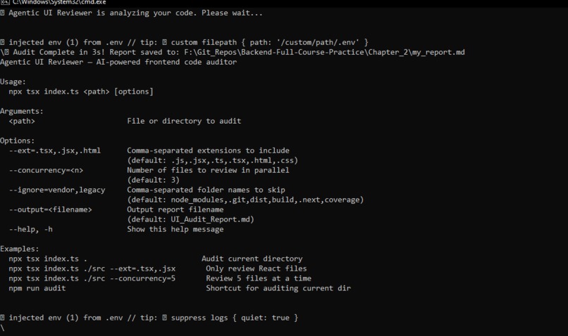 Agentic UI Reviewer – screenshot 11