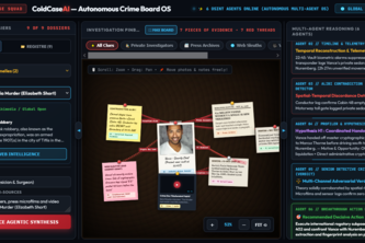ColdCaseAI: Autonomous Crime Board OS