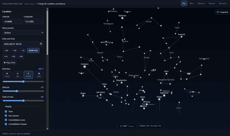 Interactive Star Lab – screenshot 6