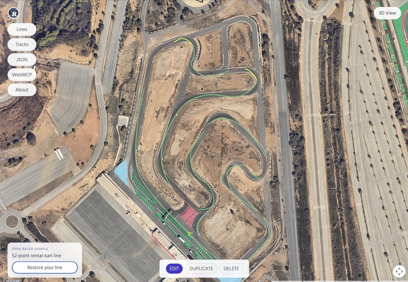 Open Racer Racing Line Editor – screenshot 1