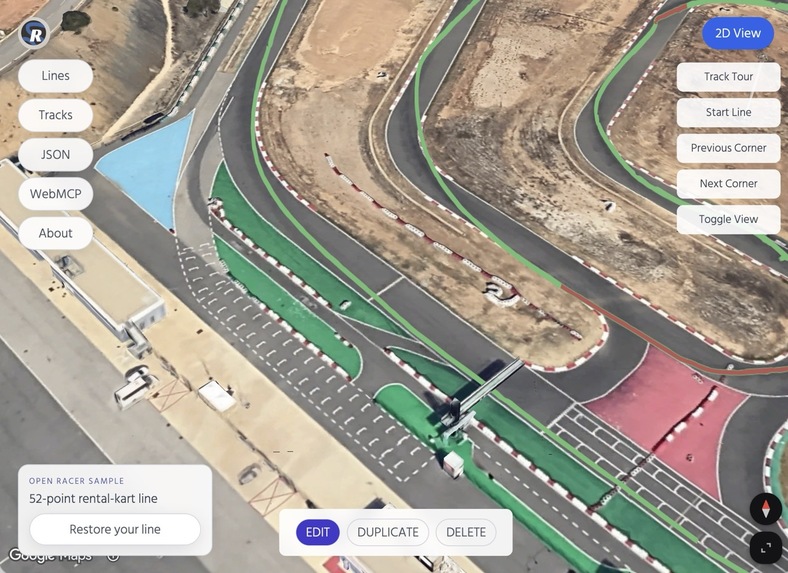 Open Racer Racing Line Editor – screenshot 2