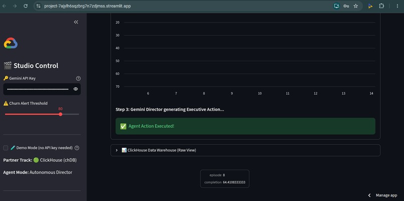 CineLens Autopilot – Studio Performance Agent – screenshot 1