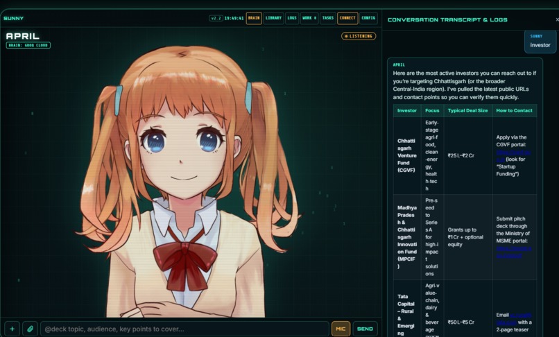 April - Agentic AI Companion – screenshot 6