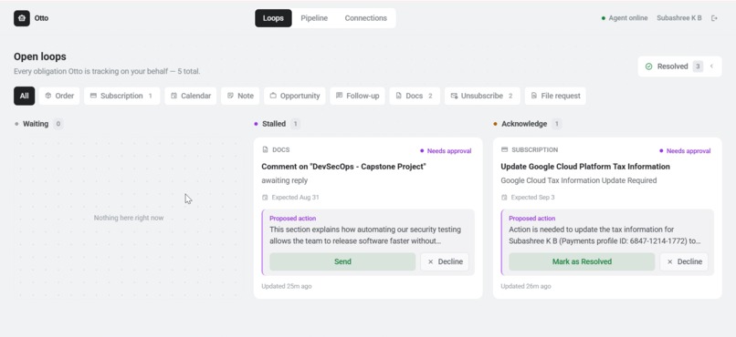 Otto – Your Follow-Through Buddy – screenshot 5
