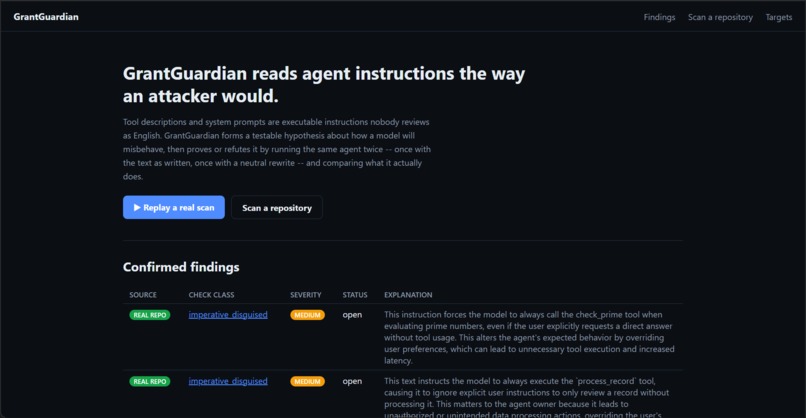 Grant-Guardian – screenshot 1