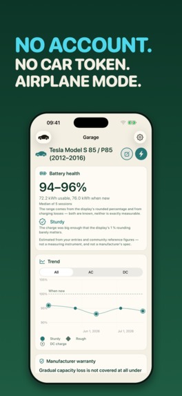 BatCap: EV Battery Health – screenshot 4