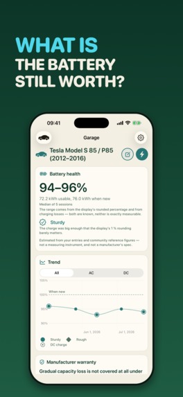 BatCap: EV Battery Health – screenshot 6