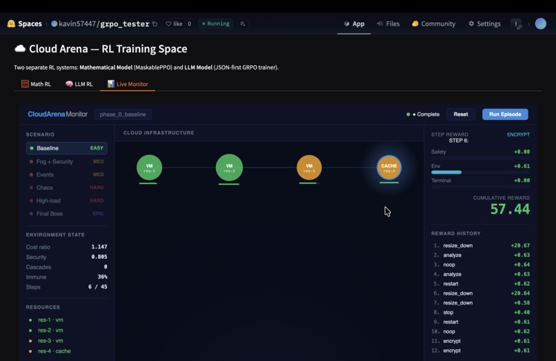 Cloud-RL – screenshot 2